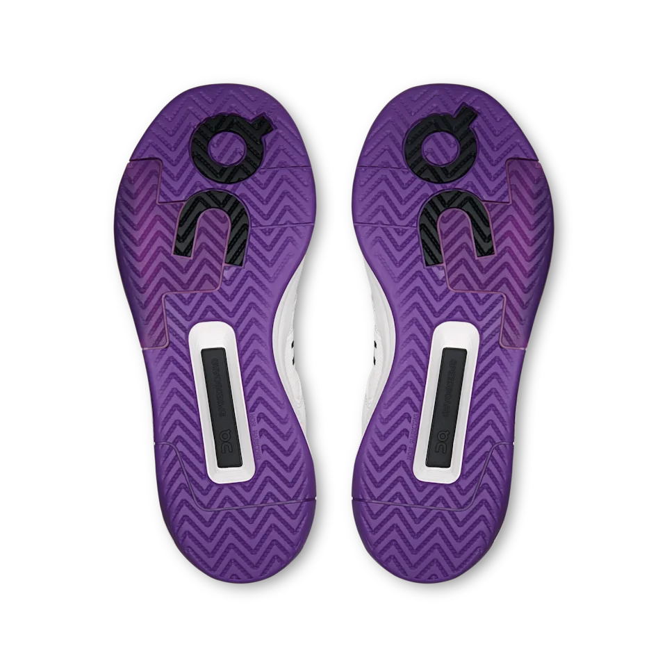On THE ROGER Clubhouse Pro 2 White & Amethyst Feminino
