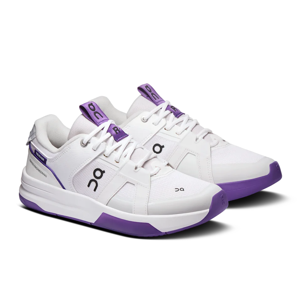 On THE ROGER Clubhouse Pro 2 White & Amethyst Feminino