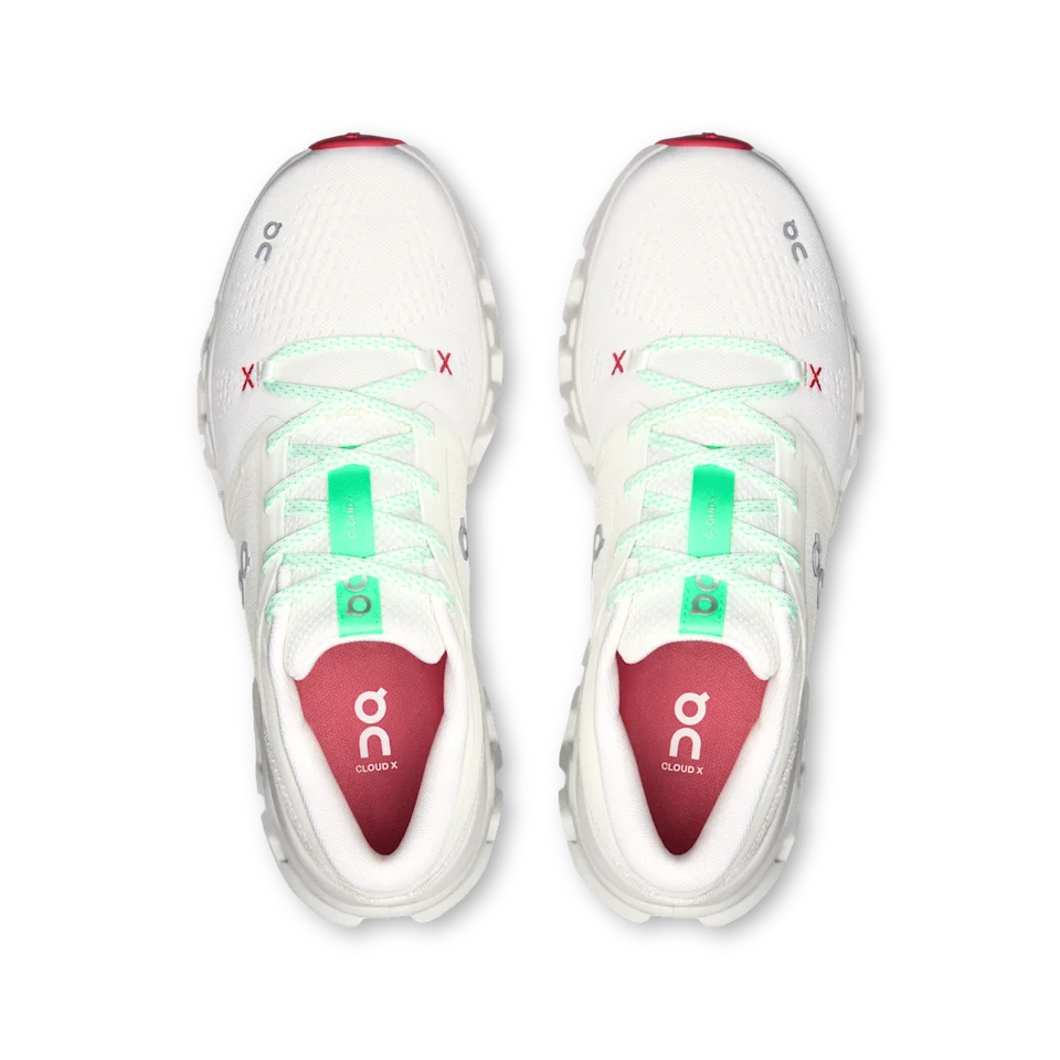On Cloud X 5 Ivory & Ice Feminino