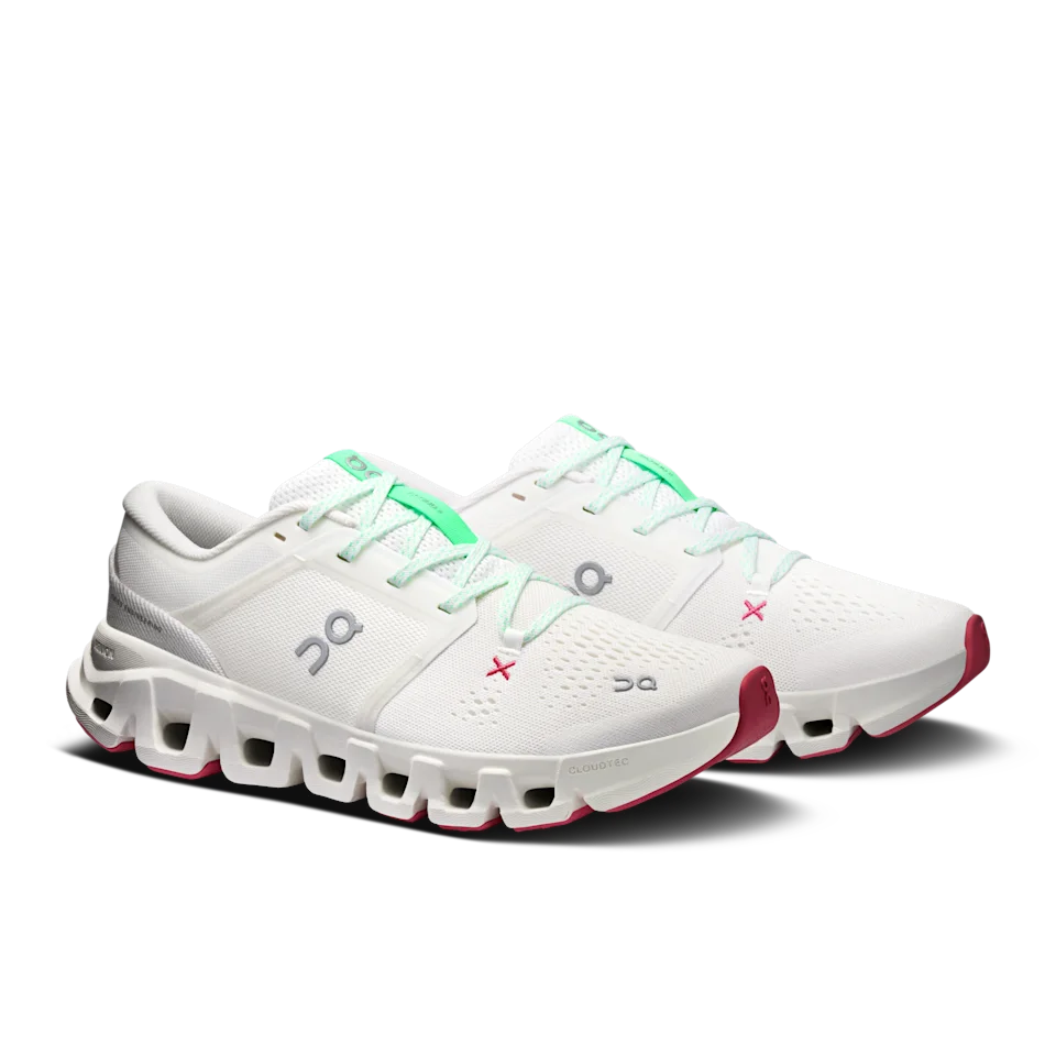 On Cloud X 5 Ivory & Ice Feminino