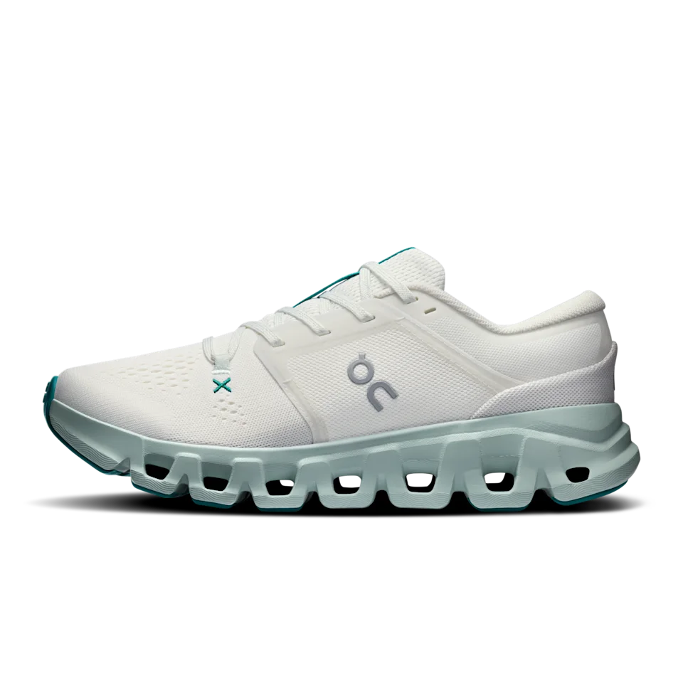 On Cloud X 5 Ivory & Surf Feminino