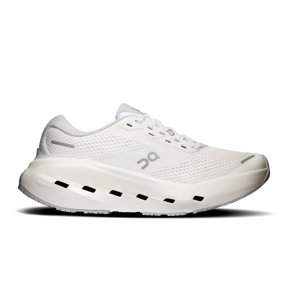 On Cloudrunner 3 Max White & Glacier Feminino – Corrida no dia a dia, corridas longas, passada estável