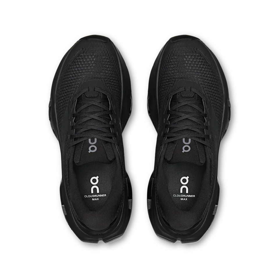 On Cloudrunner 3 Max Black & Black Feminino
