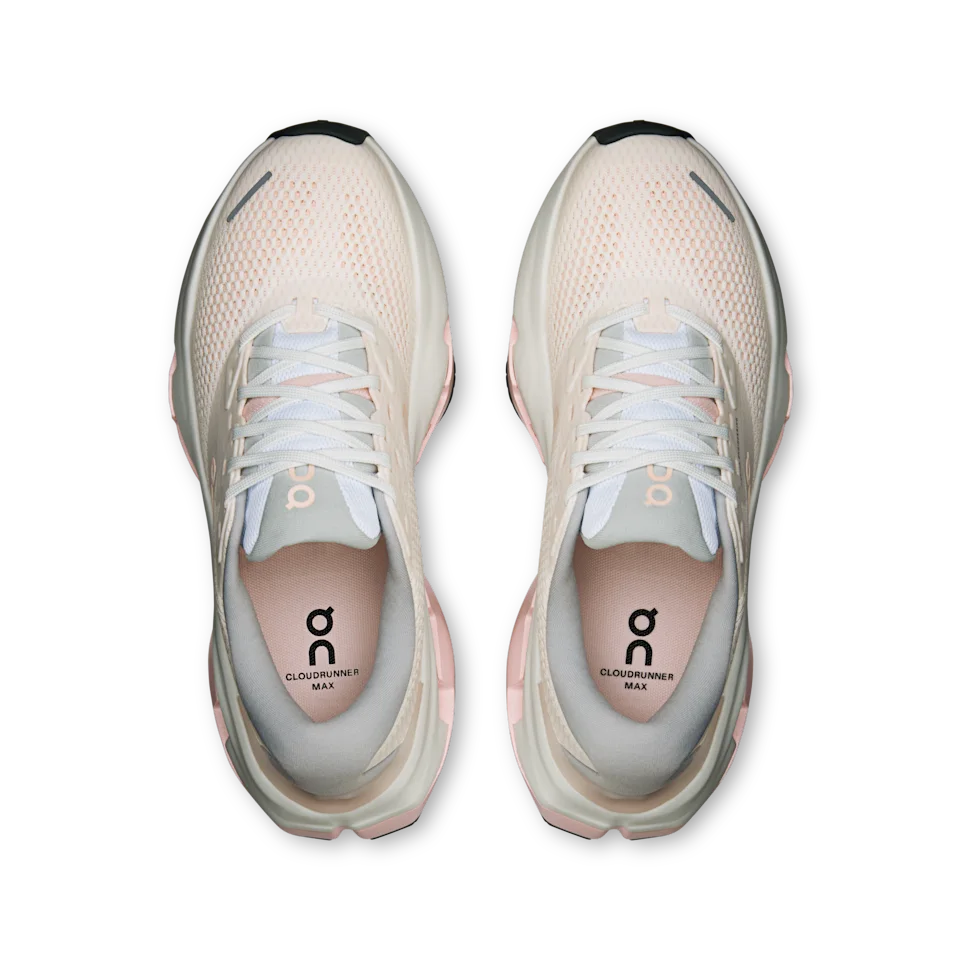 On Cloudrunner 3 Max White & Salt Feminino