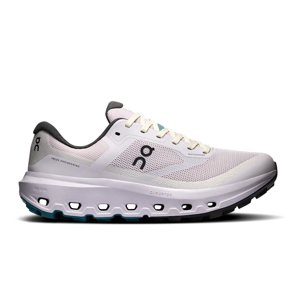 On Cloudvista 3 Waterproof Ether & Grain Feminino – Corrida de trilha, média distância, todo terreno