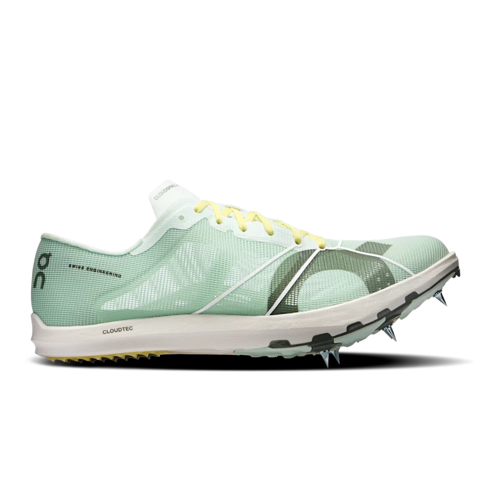 On Cloudspike XC LN1 Fresco & Gild Feminino – Competição cross-country de média distância, sensação de velocidade