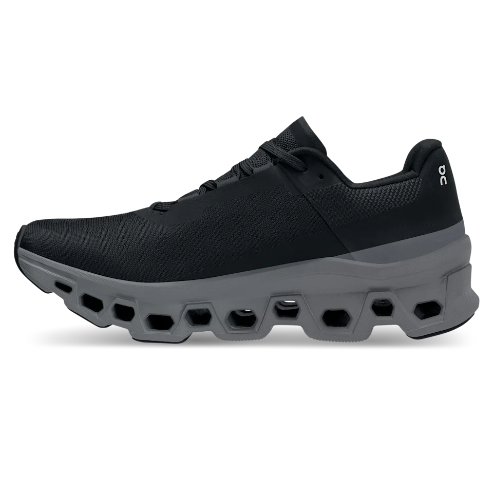 On Cloudmonster Black & Magnet Masculino