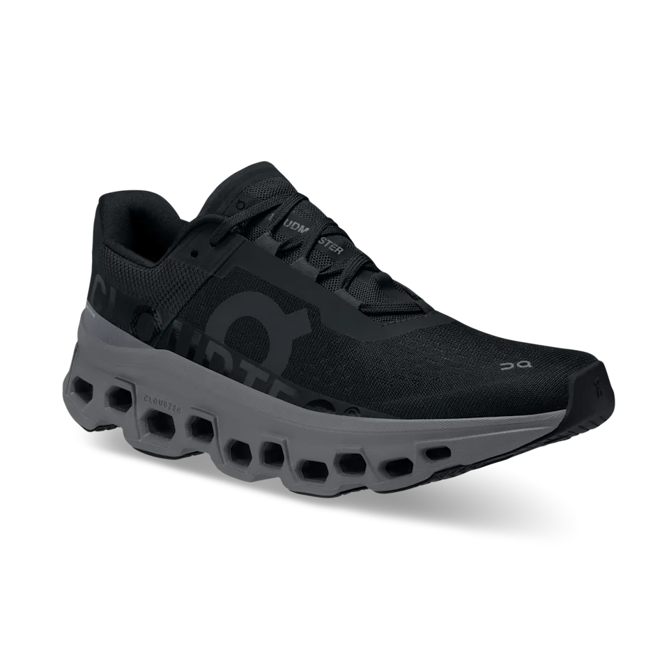 On Cloudmonster Black & Magnet Masculino