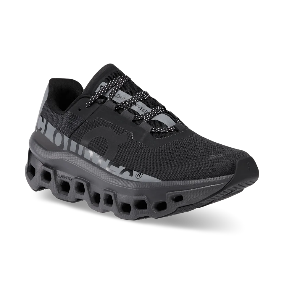 On Cloudmonster Lumos Black Feminino